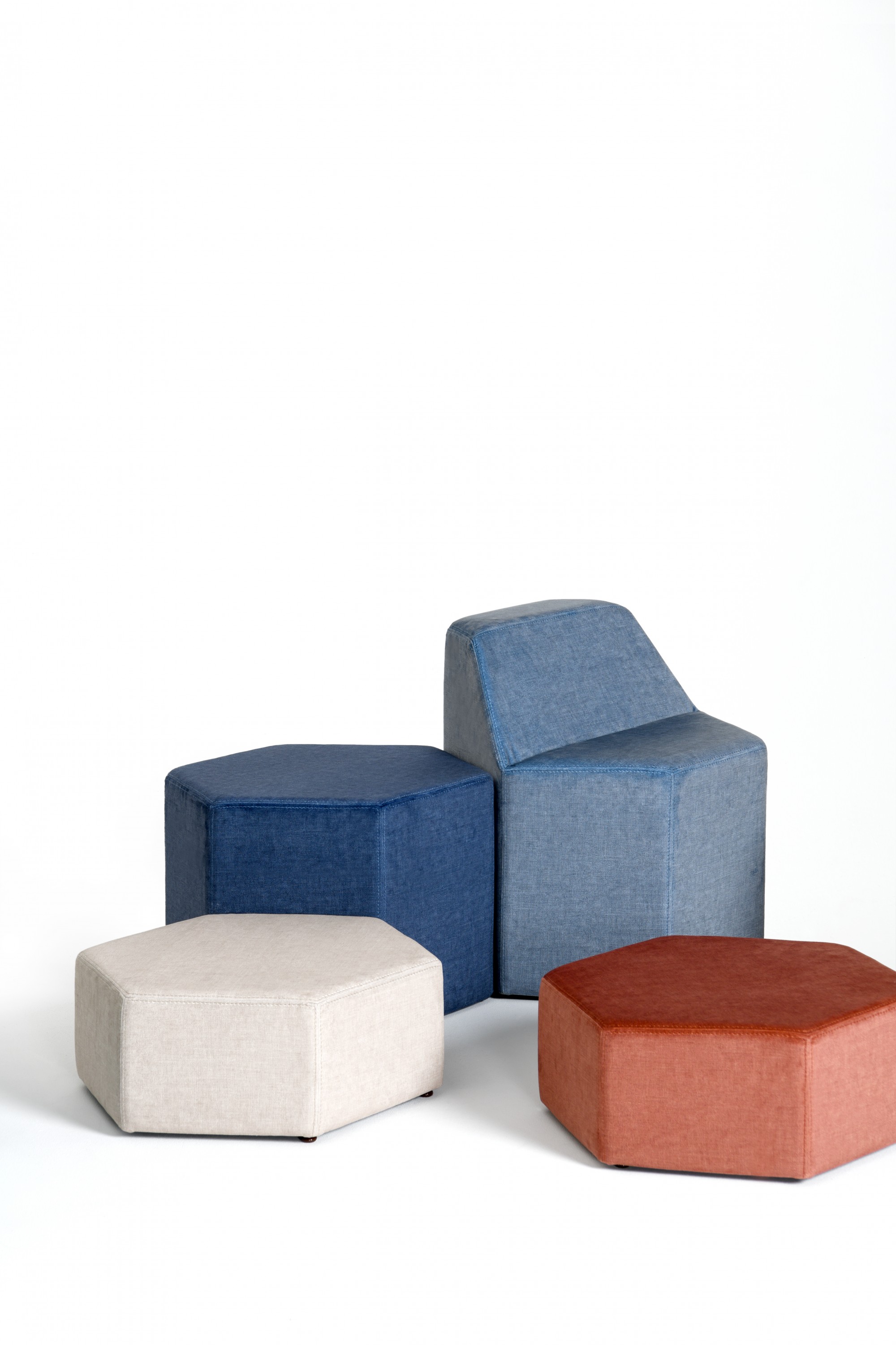Pouf "HexÔ", Fred H Design.