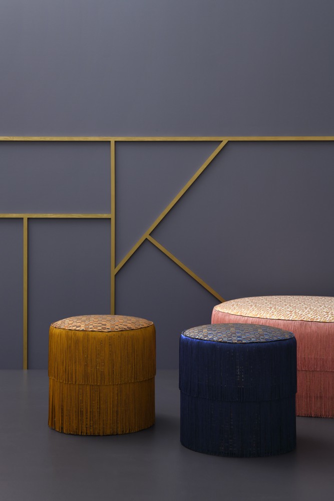 Stool "Fringes", Munna Design