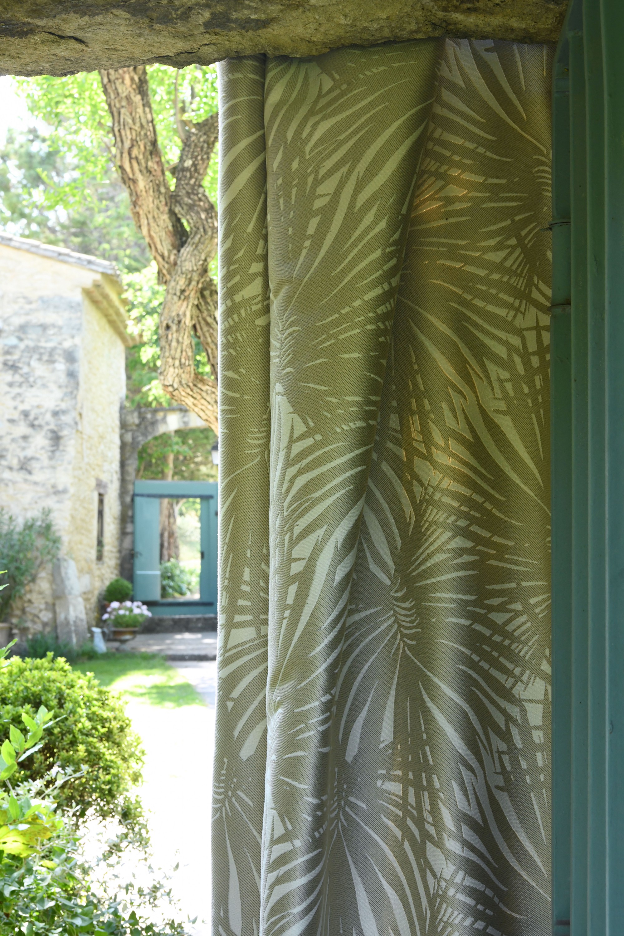 RIDEAUX tissu , col. Naturel Tiki